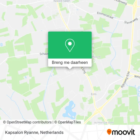 Kapsalon Ryanne kaart