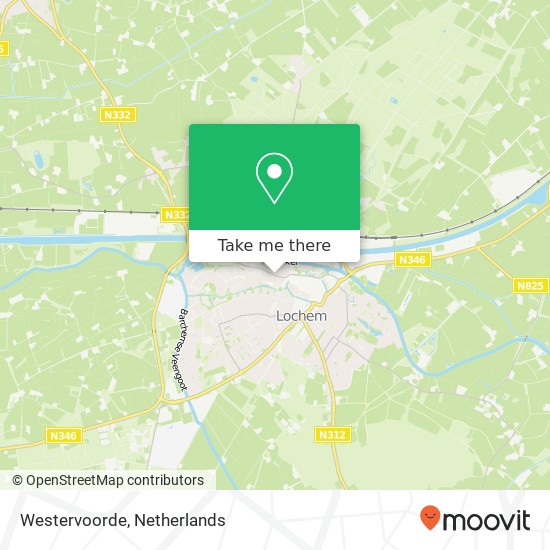 Westervoorde kaart