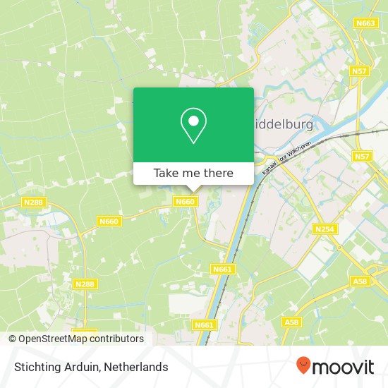 Stichting Arduin kaart