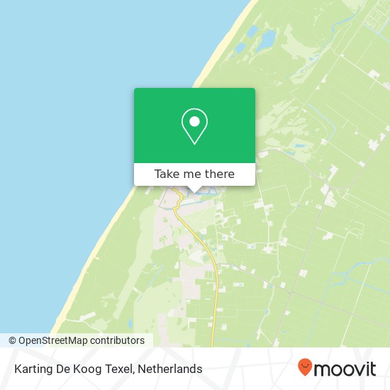 Karting De Koog Texel kaart