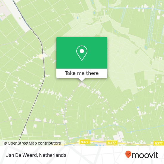 Jan De Weerd kaart