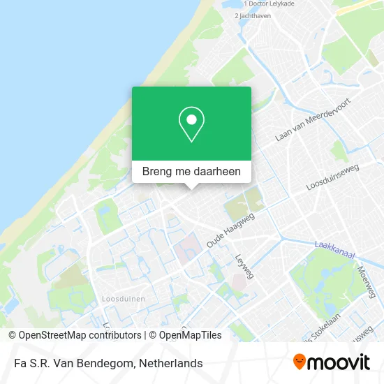 Fa S.R. Van Bendegom kaart