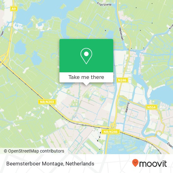 Beemsterboer Montage kaart