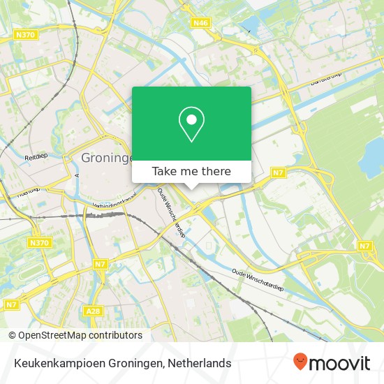 Keukenkampioen Groningen kaart