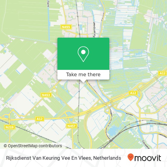 Rijksdienst Van Keuring Vee En Vlees kaart