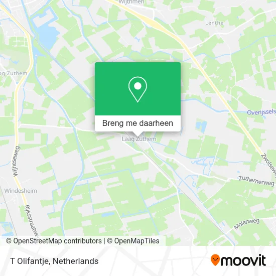 T Olifantje kaart