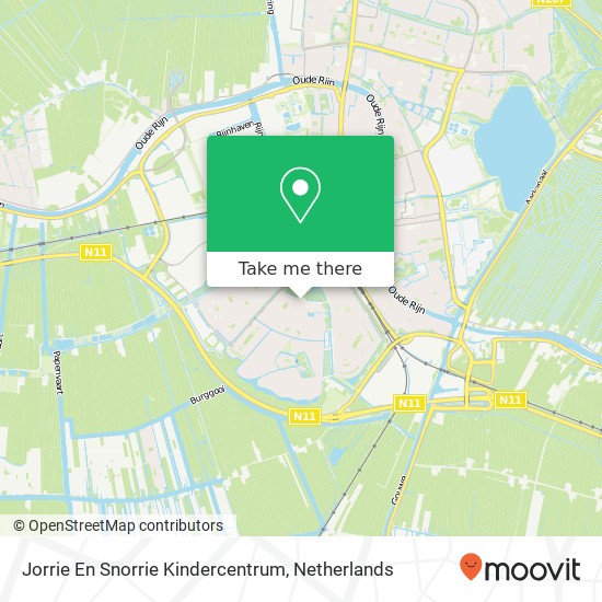 Jorrie En Snorrie Kindercentrum kaart