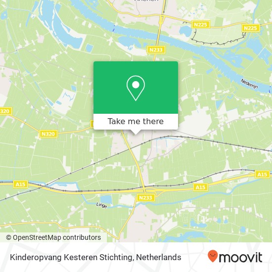 Kinderopvang Kesteren Stichting kaart