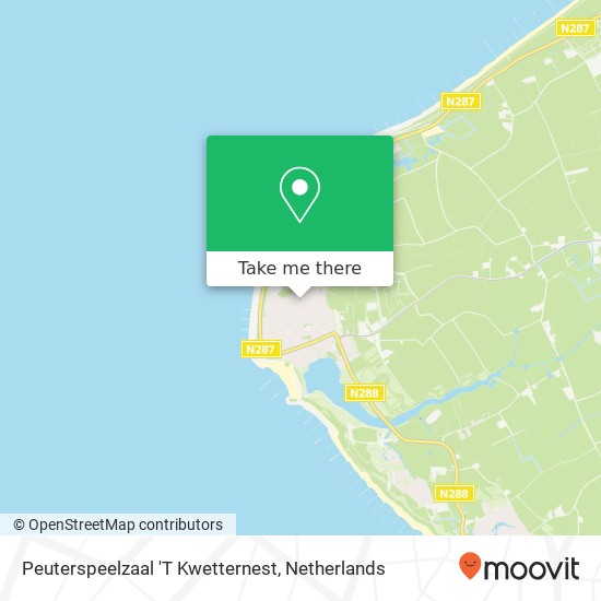 Peuterspeelzaal 'T Kwetternest kaart