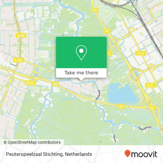 Peuterspeelzaal Stichting kaart