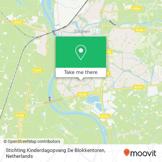 Stichting Kinderdagopvang De Blokkentoren kaart
