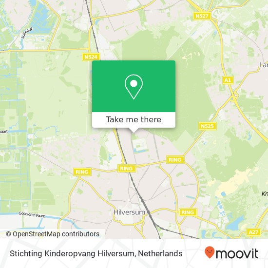 Stichting Kinderopvang Hilversum kaart