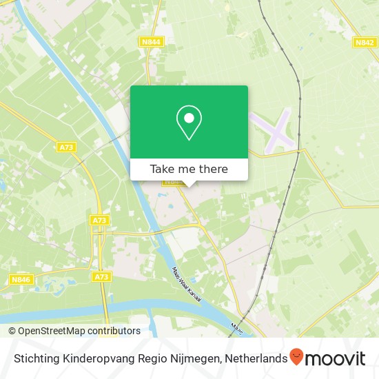 Stichting Kinderopvang Regio Nijmegen kaart