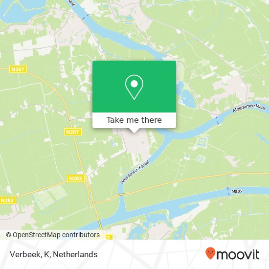 Verbeek, K kaart