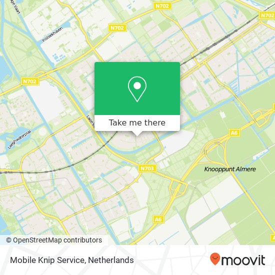 Mobile Knip Service kaart