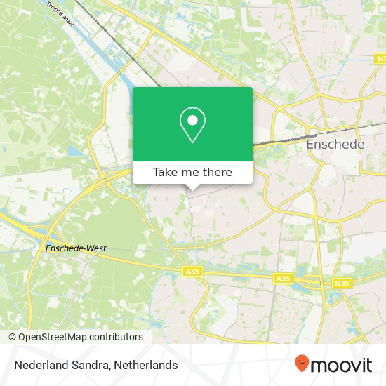 Nederland Sandra kaart