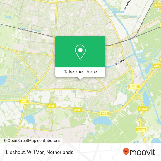 Lieshout, Will Van kaart