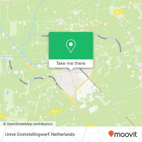 Univé Ooststellingwerf kaart