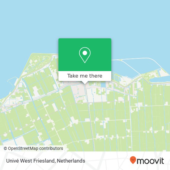 Univé West Friesland kaart