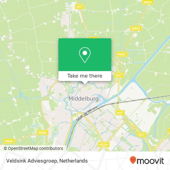 Veldsink Adviesgroep kaart