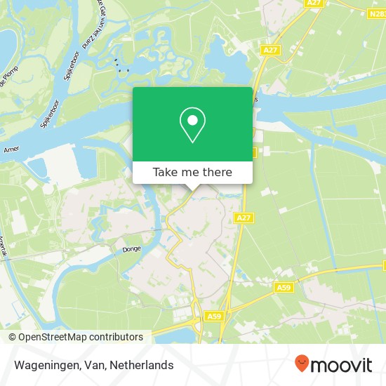 Wageningen, Van kaart