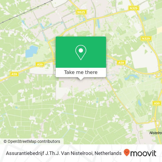 Assurantiebedrijf J.Th.J. Van Nistelrooi kaart