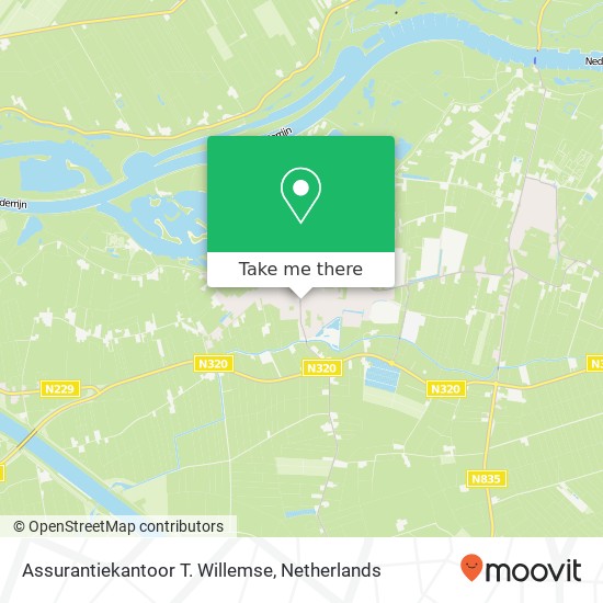 Assurantiekantoor T. Willemse kaart