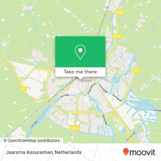 Jaarsma Assurantien kaart