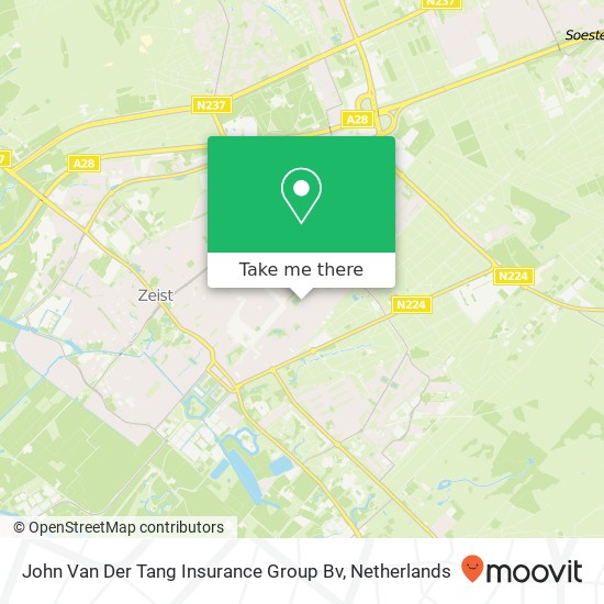 John Van Der Tang Insurance Group Bv kaart