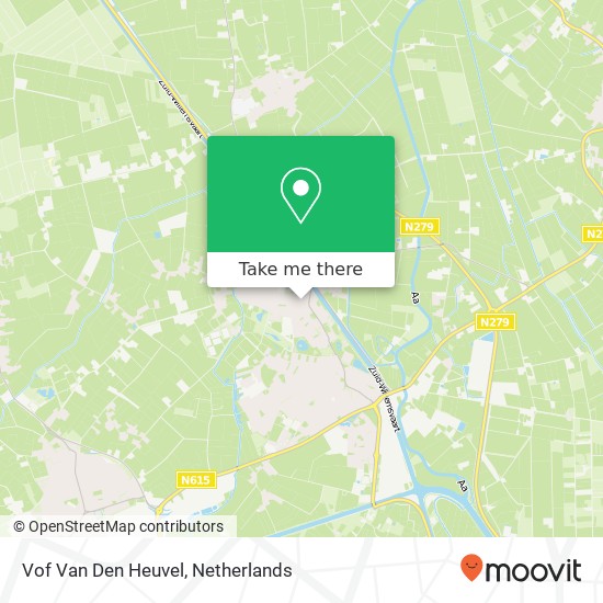 Vof Van Den Heuvel kaart
