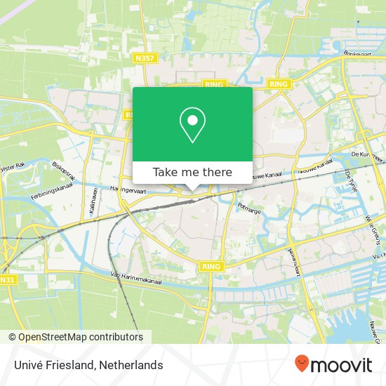 Univé Friesland kaart
