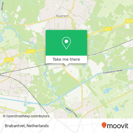 Brabantvet kaart