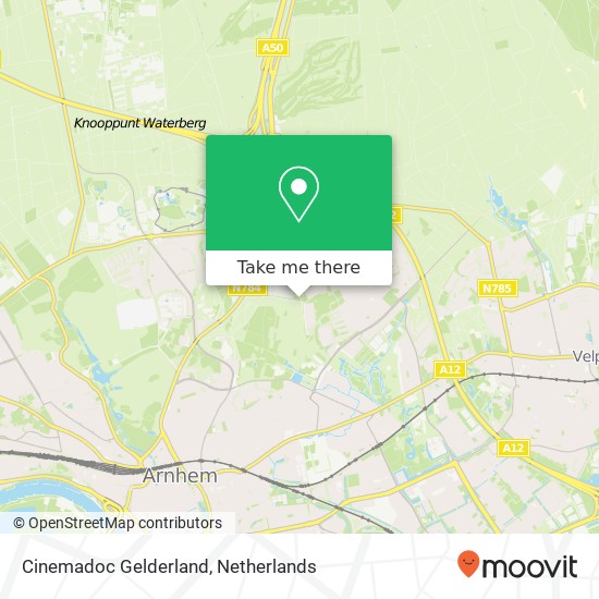 Cinemadoc Gelderland kaart