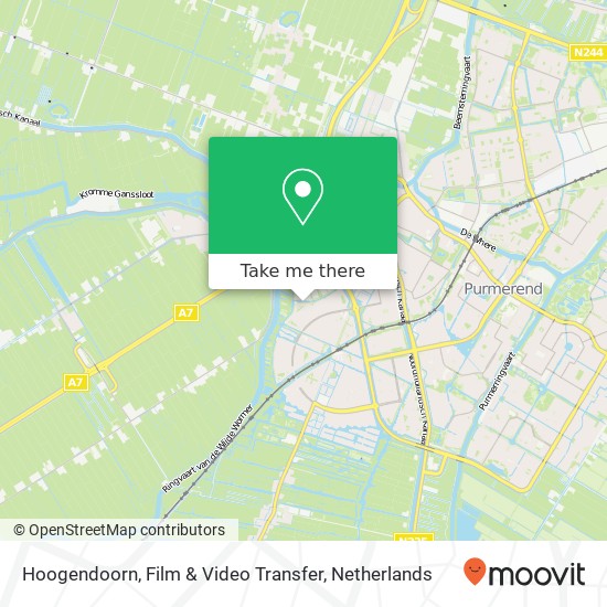 Hoogendoorn, Film & Video Transfer kaart