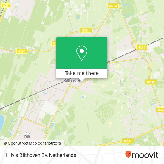 Hilvis Bilthoven Bv kaart