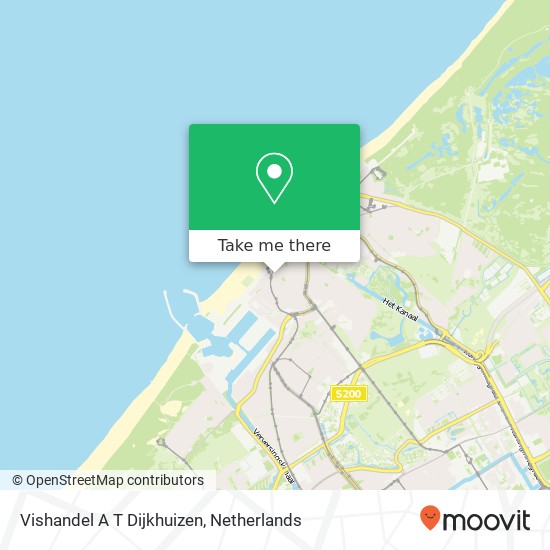 Vishandel A T Dijkhuizen kaart