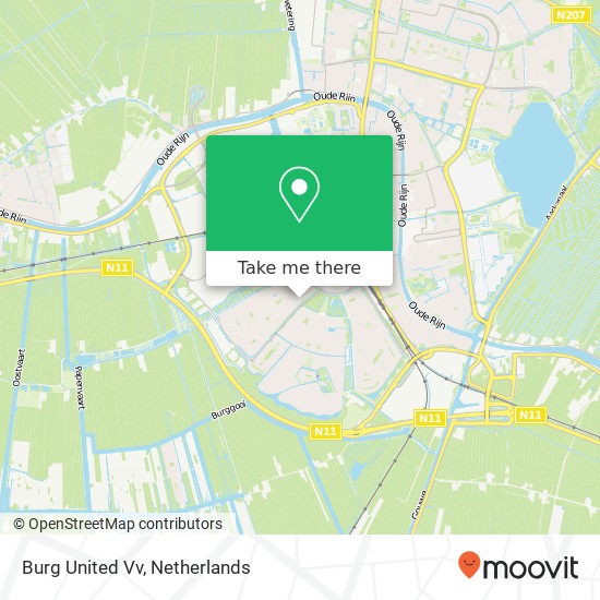 Burg United Vv kaart