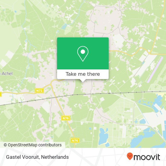 Gastel Vooruit kaart