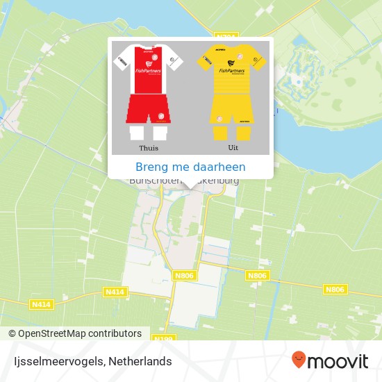 Ijsselmeervogels kaart