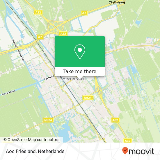 Aoc Friesland kaart