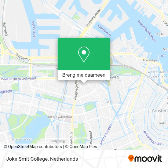 Joke Smit College kaart