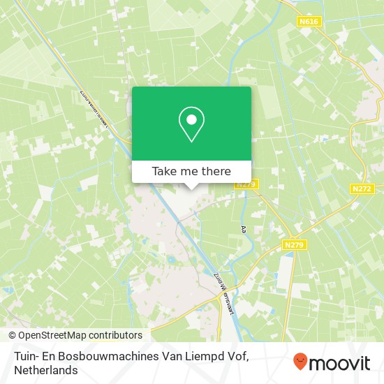 Tuin- En Bosbouwmachines Van Liempd Vof kaart