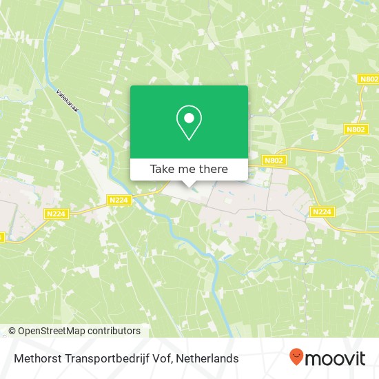 Methorst Transportbedrijf Vof kaart