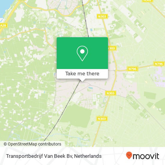 Transportbedrijf Van Beek Bv kaart