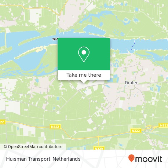 Huisman Transport kaart
