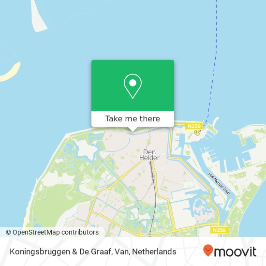 Koningsbruggen & De Graaf, Van kaart