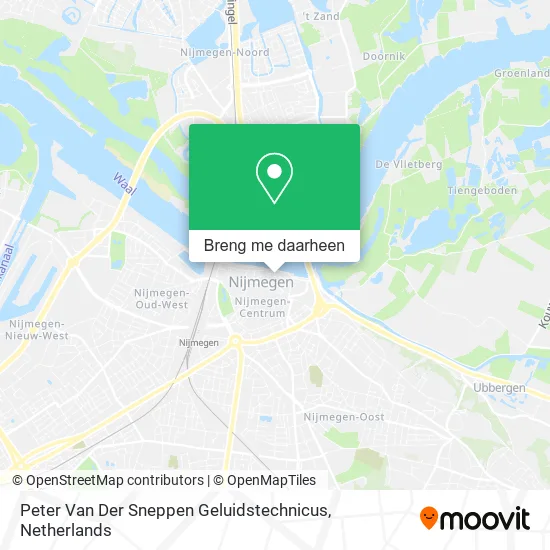 Peter Van Der Sneppen Geluidstechnicus kaart