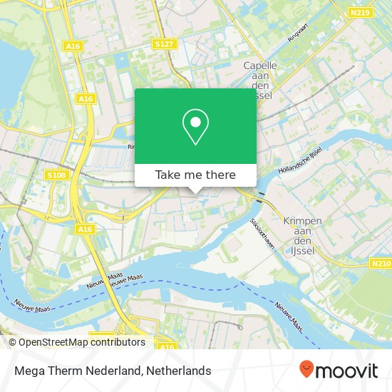 Mega Therm Nederland kaart