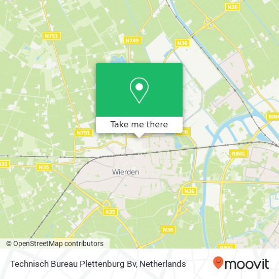 Technisch Bureau Plettenburg Bv kaart