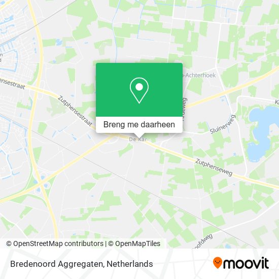 Bredenoord Aggregaten kaart